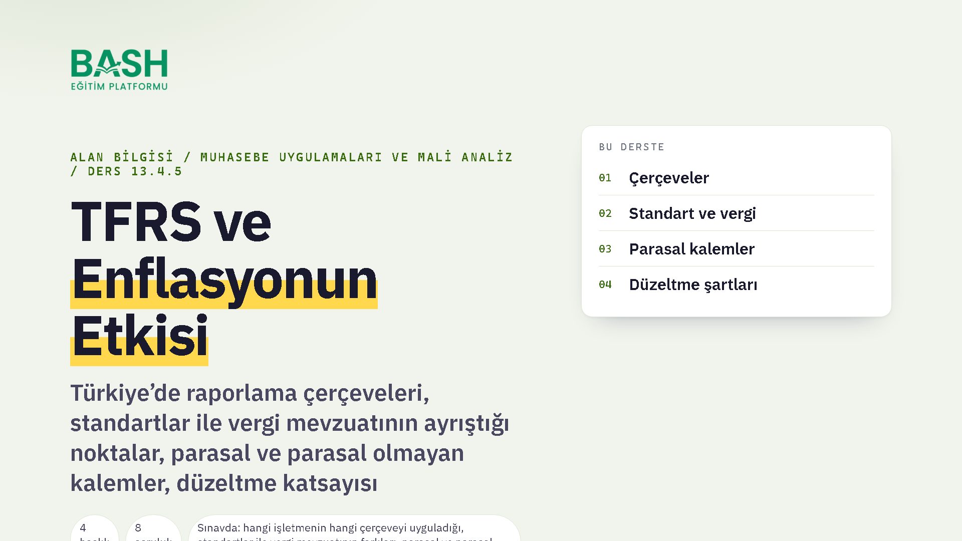 TFRS ve Enflasyonun Etkisi ders videosu kapağı