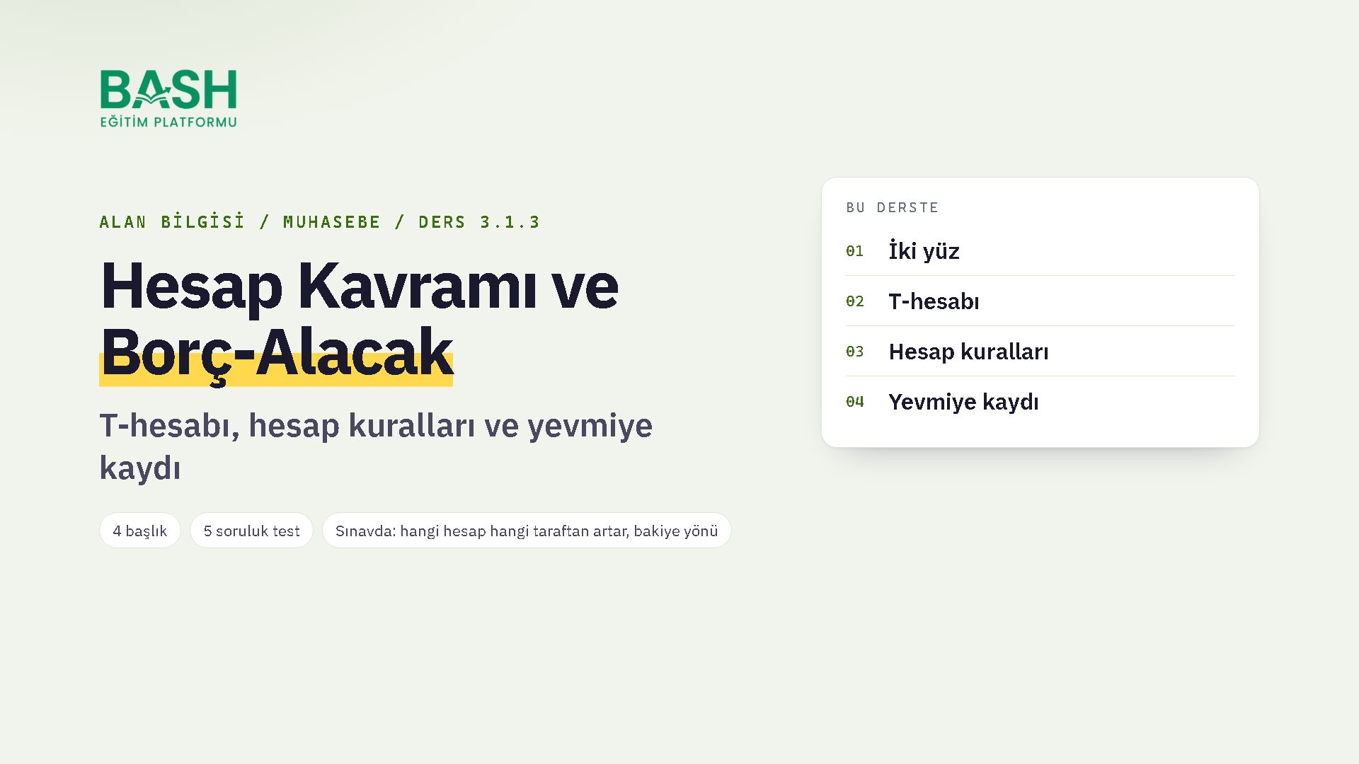 Hesap Kavramı ve Borç-Alacak ders videosu kapağı