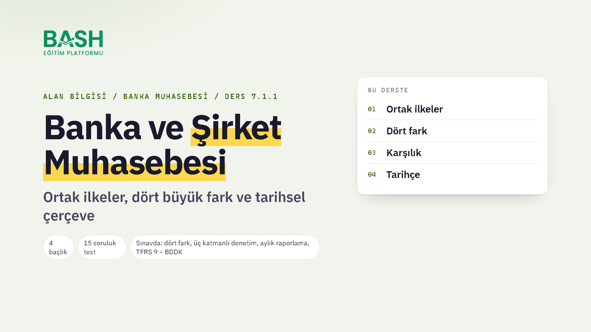 Banka vs Şirket Muhasebesi ders videosu kapağı